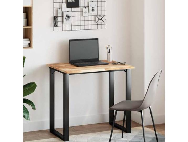 KTHLBRH Rechteckige Tischplatte 100 x 60 x 2 cm Massivholz Akazie Unbehandelt, glatte Oberfläche, leichte Reinigung, Verwendung als Wohnzimmertisch oder Esstisch