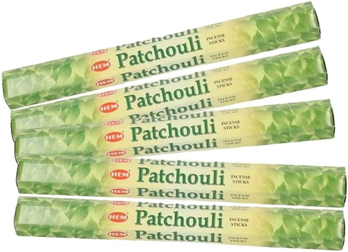 Geurstokjes wierook Patchouli - 100 stuks - 25 cm lang
