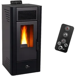 Luft- Pelletofen Anita 11,6 kW Sannover Schwarz