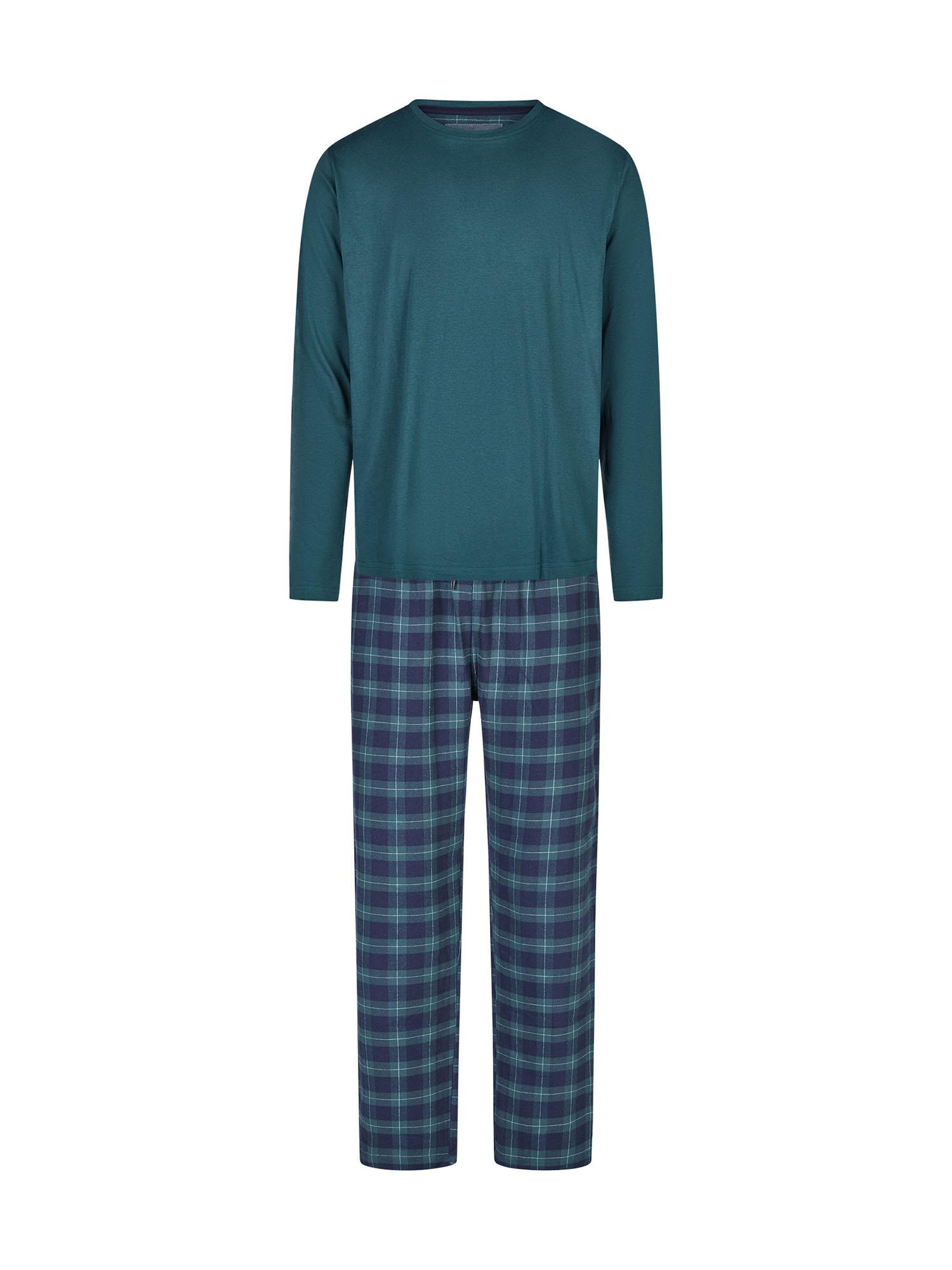 Phil & Co. Berlin Herren Pyjama Flanell Schlafanzug, Pyjama Set, Nachtwäsche
