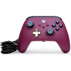 PowerA - Advantage Plus Wired Controller - Rubinrot - Red/Black (Xbox Series X), Gaming Controller, Rot