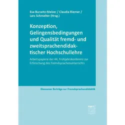 Konzeption, Gelingensbedingungen und Qu, Fachbücher