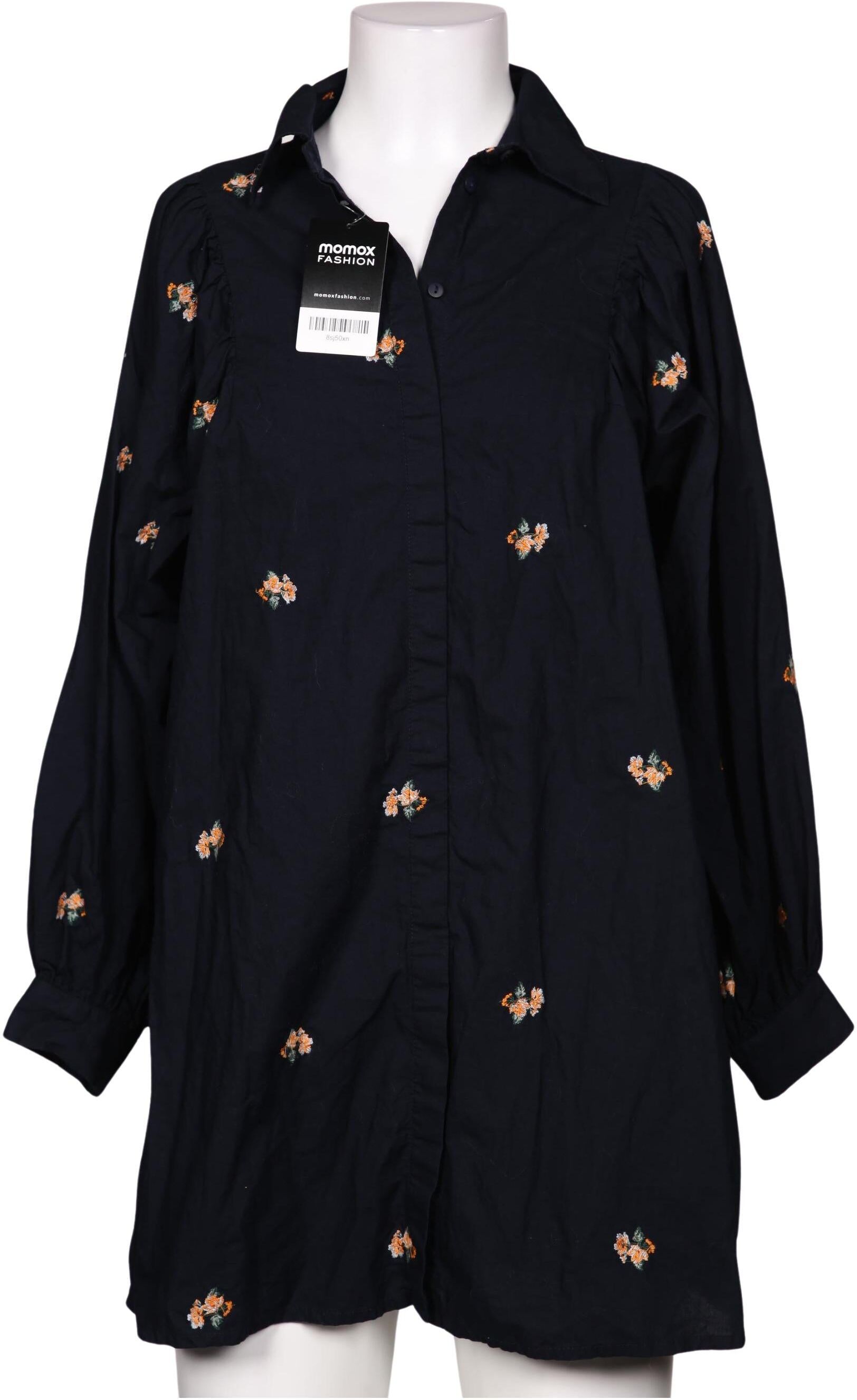 YAS Damen Kleid, Marineblau, Gr. XS, Baumwolle - Second Hand