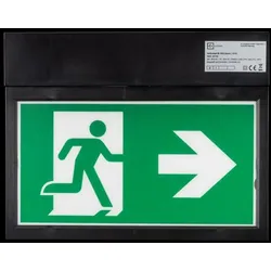 H1 Solutions Rettungszeichenleuchte Unlimited M CBSblack