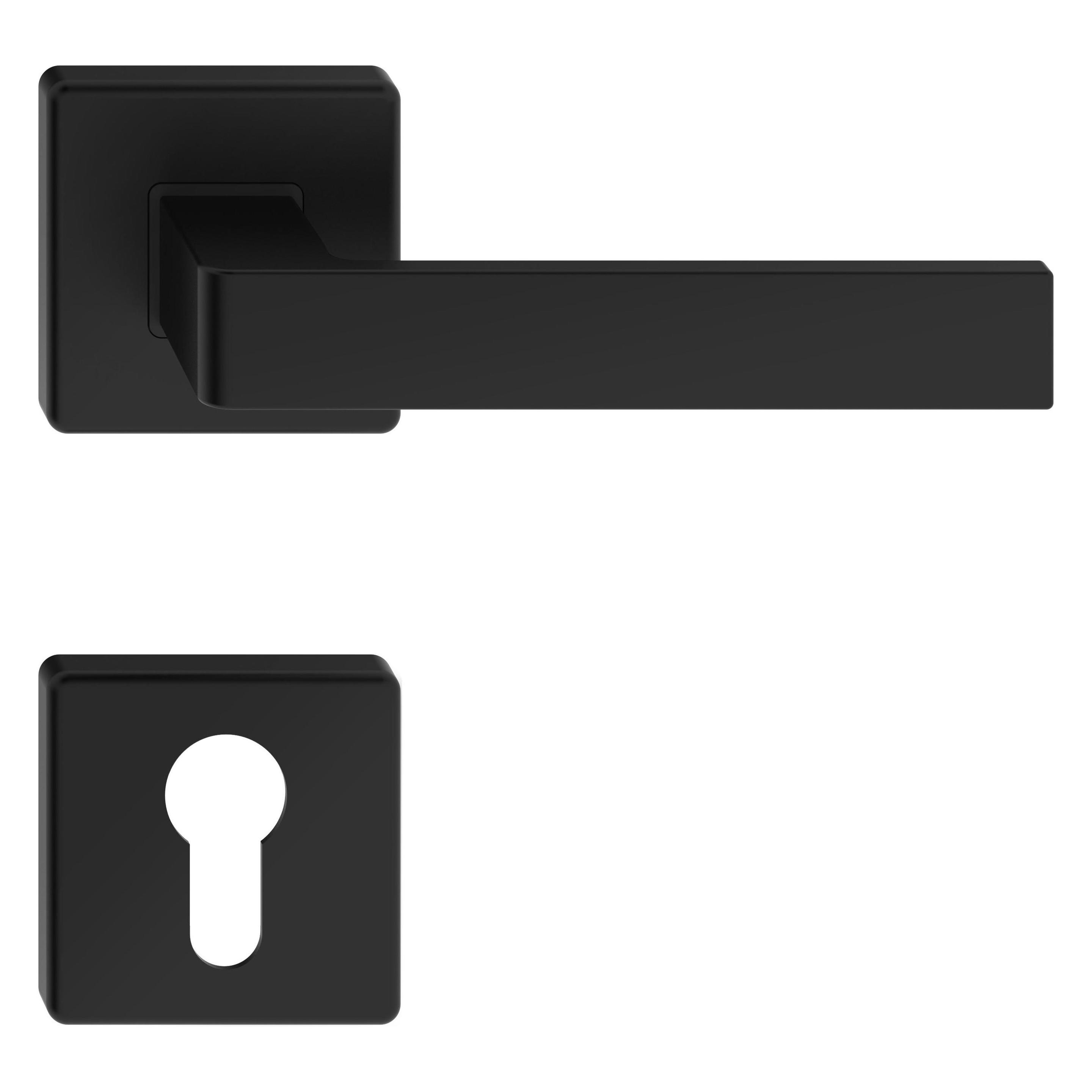 Luna Door Set Ergo Line Black (Türgarnitur, Türgriff) (45037648)