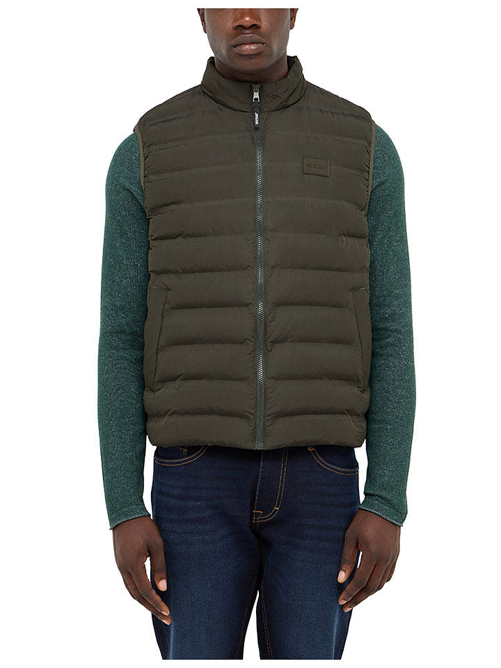 Mustang Steppweste in Khaki - XL