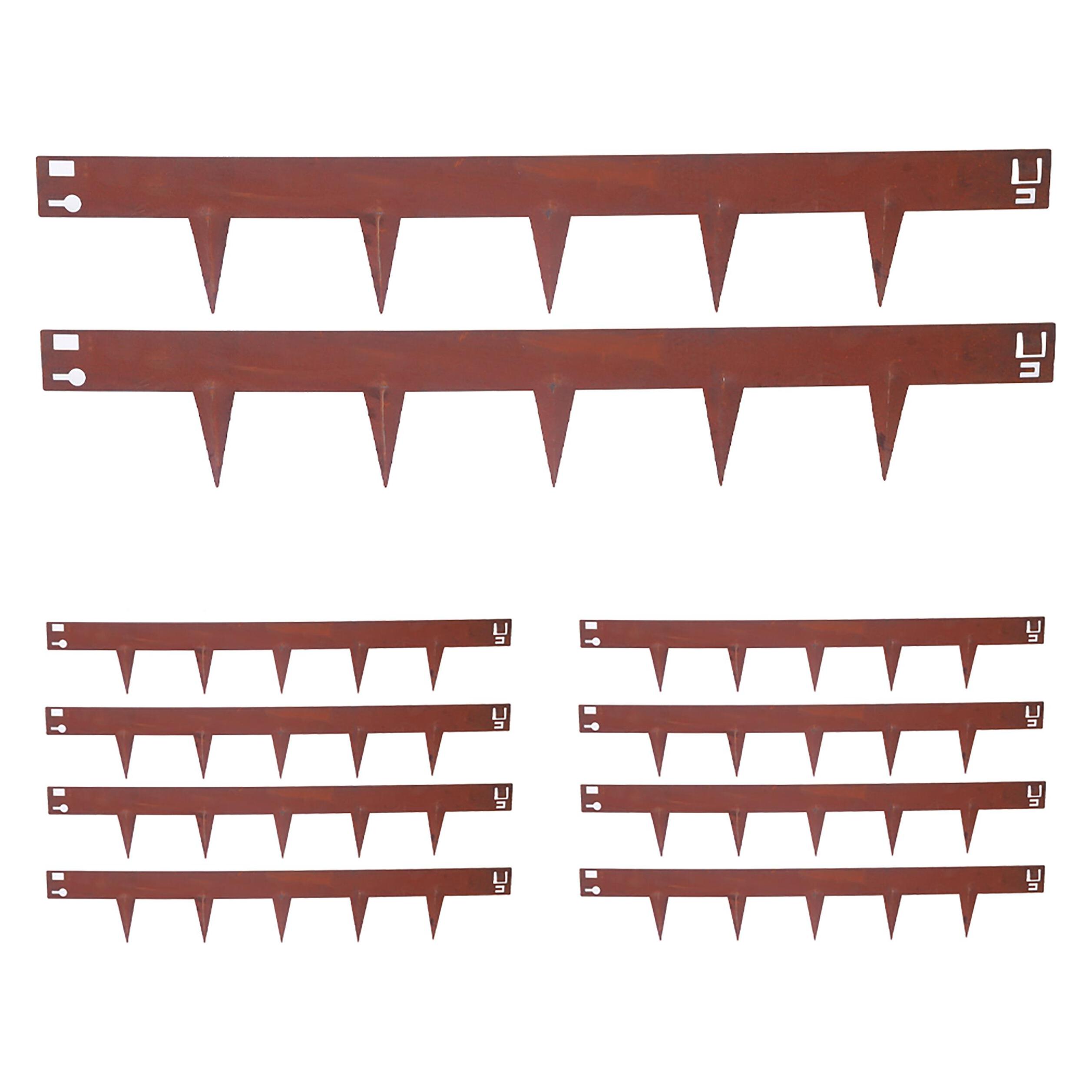 Relaxdays Rasenkanten-Set (100 cm) (4052025846459)