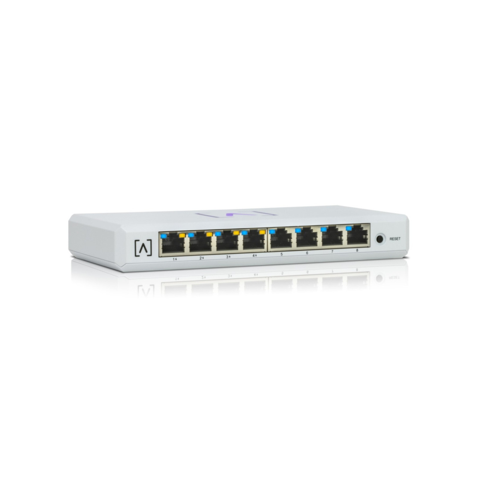 Alta Labs ALTA-S8-POE-INTL Switch met 8 poorten en 4 PoE poorten (60W)