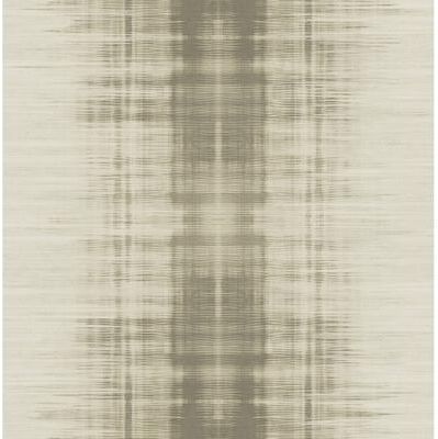 Seabrook Designs Cerulia Linen Stripe Unpasted Wallpaper