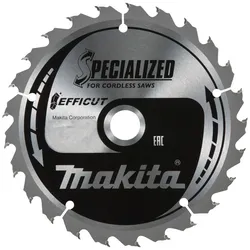 Makita EFFICUT Sägeblatt 260x2,15x30 24Z Holz für Akku-Handkreissägen E-07705