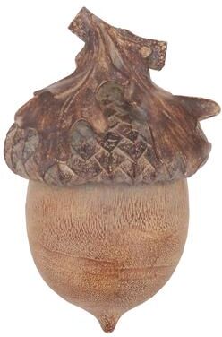 Saro Lifestyle Decorative Acorn Figurines - Rustic Fall Acorn Decor for Tabletop, Shelf & Seasonal Styling