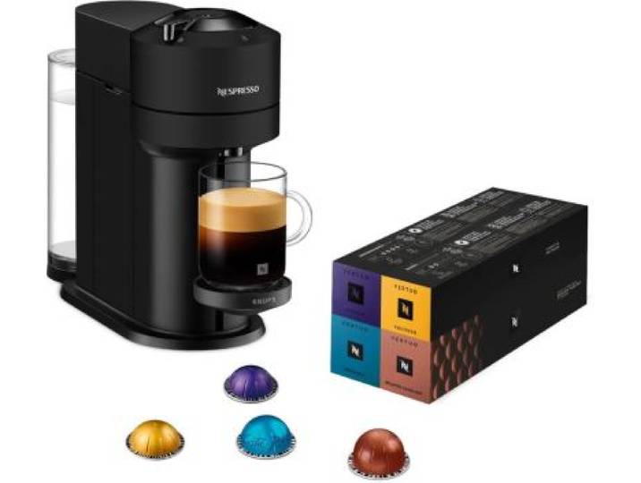Krups - Nespresso Vertuo Next Nespresso Noir Mat Et 52 Cap