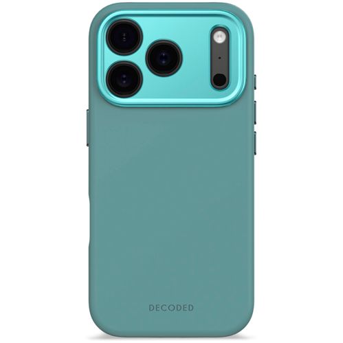 Decoded AntiMicrobial Silicone Backcover iP 17 Pro Retro Blue
