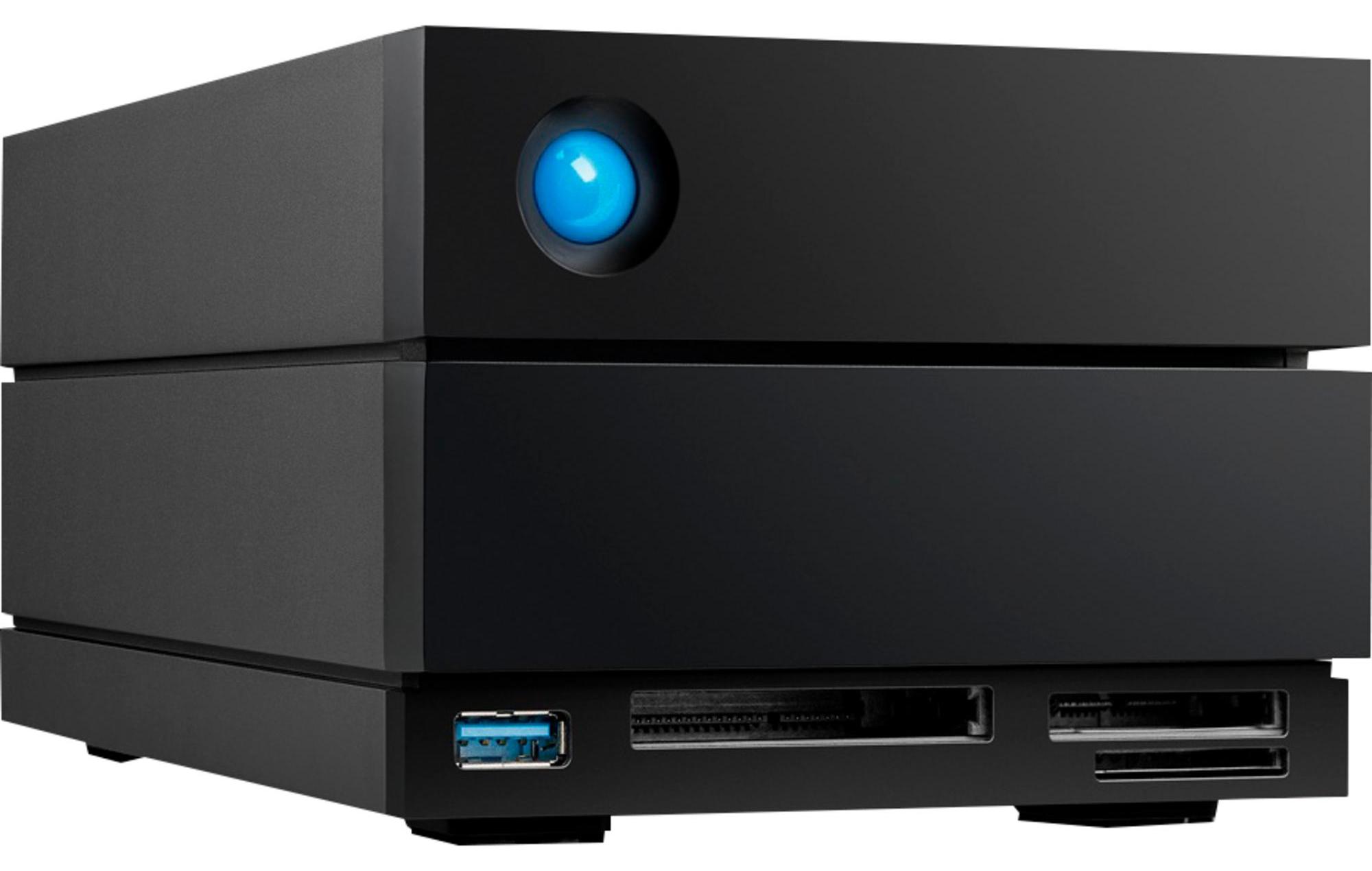 LaCie 2BIG DOCK, 40 TB, 3,86 kg, Desktop, Schwarz