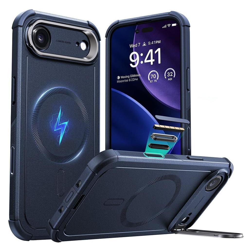 ESR - Cyber Armor Kickstand - iPhone 17 Air - Blue (Apple iPhone Air) (60073375)