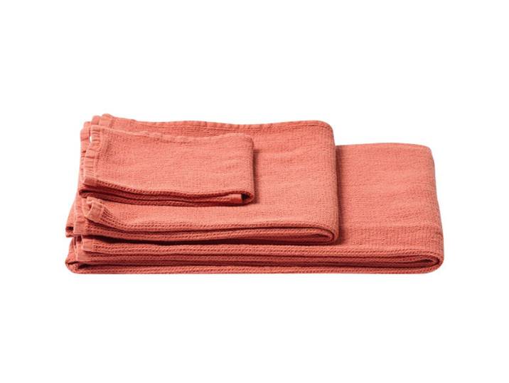 Journey Living Handtuch Douro brick Bio Baumwolle 100 x 50 cm