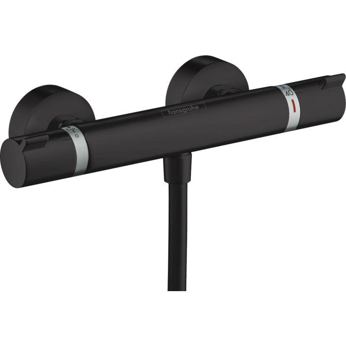 hansgrohe Ecostat Comfort Brausethermostat 13116670 Aufputz, 1x Verbraucher, schwarz matt
