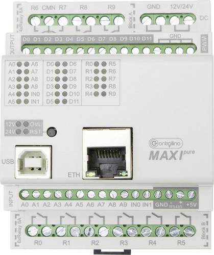 Controllino MAXI pure 100-100-10 SPS-Steuerungsmodul 12 V/DC, 24 V/DC