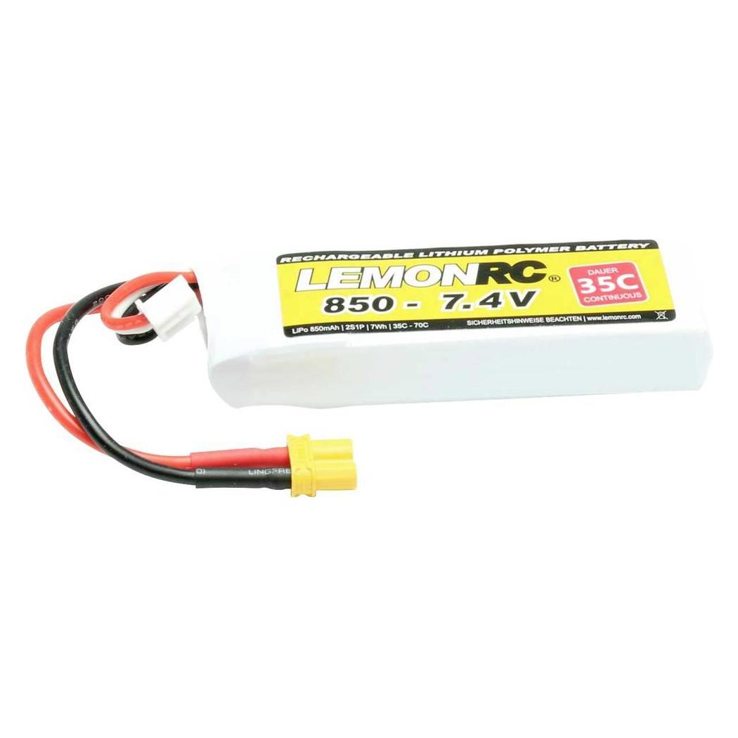 Pichler LEMONRC XT 850 - 7.4V (35C) Lipo Akku (850 mAh, 7.40 V) (15706)