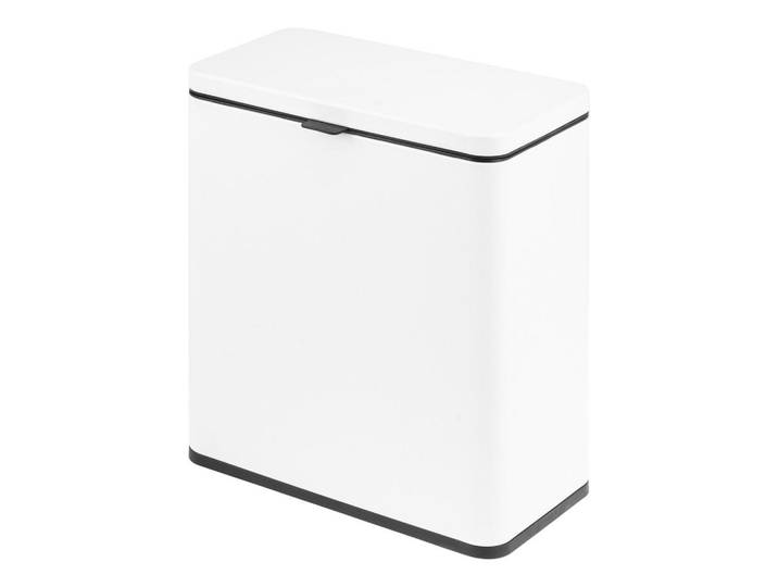 eluno Biomülleimer 6L, weiß, Weiß, Metall, 26x29.5x14 cm, Haushalt & Reinigung, Reinigung, Mülleimer & Abfallsammler