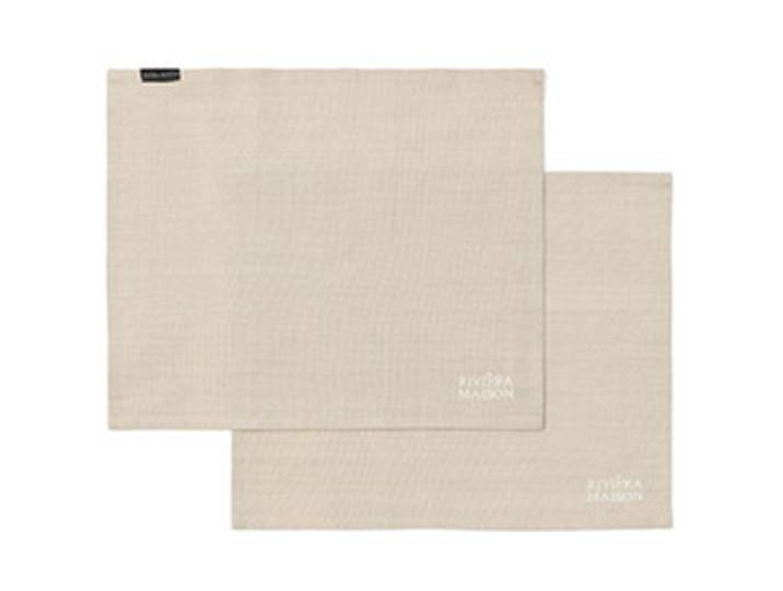 RIVIERA MAISON RM Tischset Classic - Farbe: flachs - Material: Baumwolle - 226