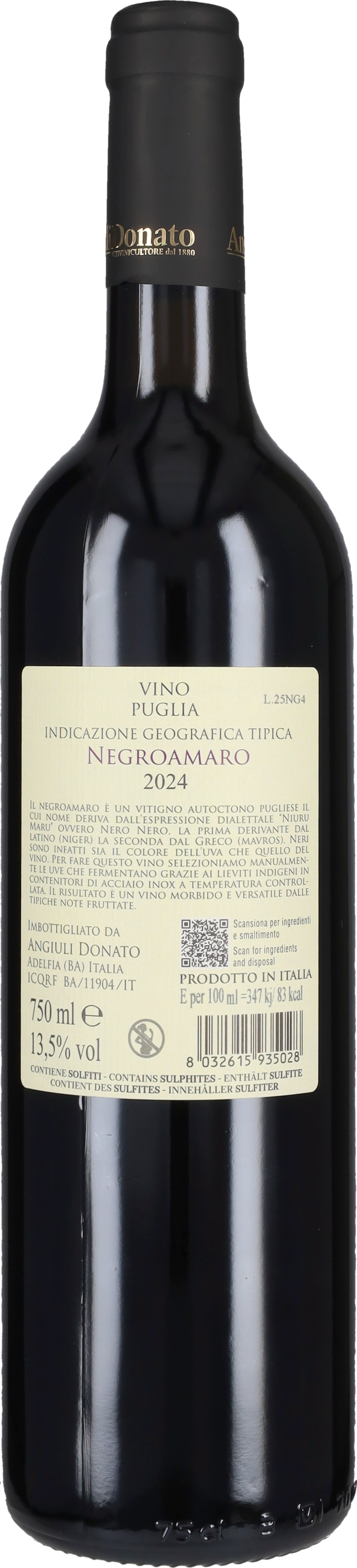 Angiuli Donato Negroamaro Donato Angiuli 2025