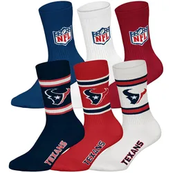 NFL 6Pack Crew Socks Unisex Socken