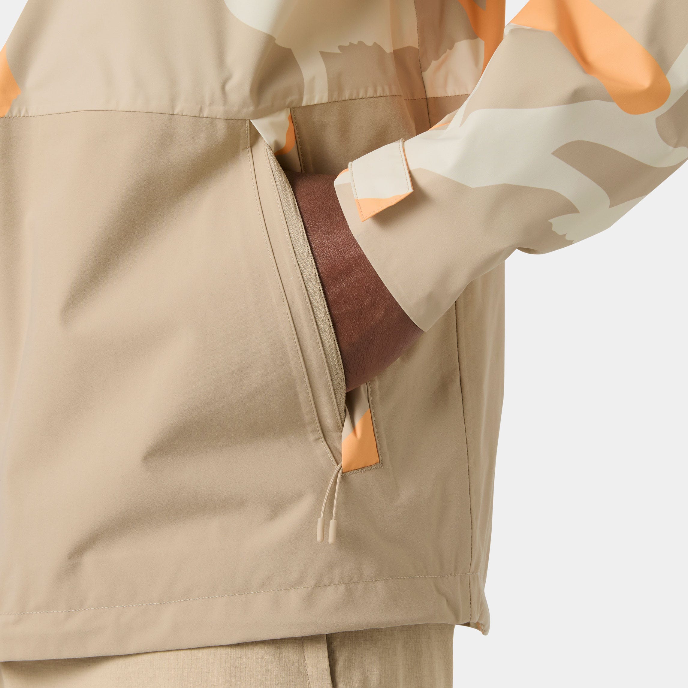 Helly Hansen Men's Ace Graphic Rain Jacket - White/Cream - 2XL