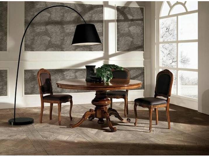 Xlmoebel Esstisch Runder Esstisch im Barock-Rokoko-Stil mit edlem Design (1-St., Esstisch), Hergestellt in Europa