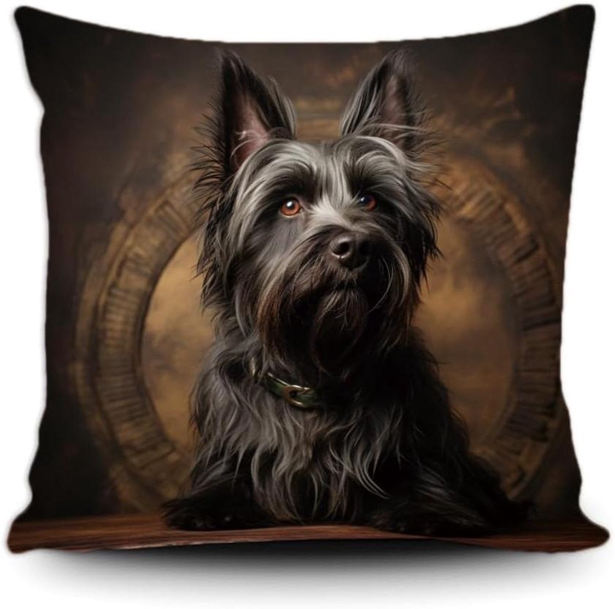 Sierkussenhoes Skye Terrier Hond - Dubbelzijdig Bedrukt - 45 x 45 cm