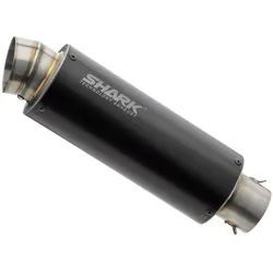 Shark Performance KOMPLETTANLAGE Aluminium eloxiert schwarz SRC 4 für HONDA CB650F,CBR650F EURO4