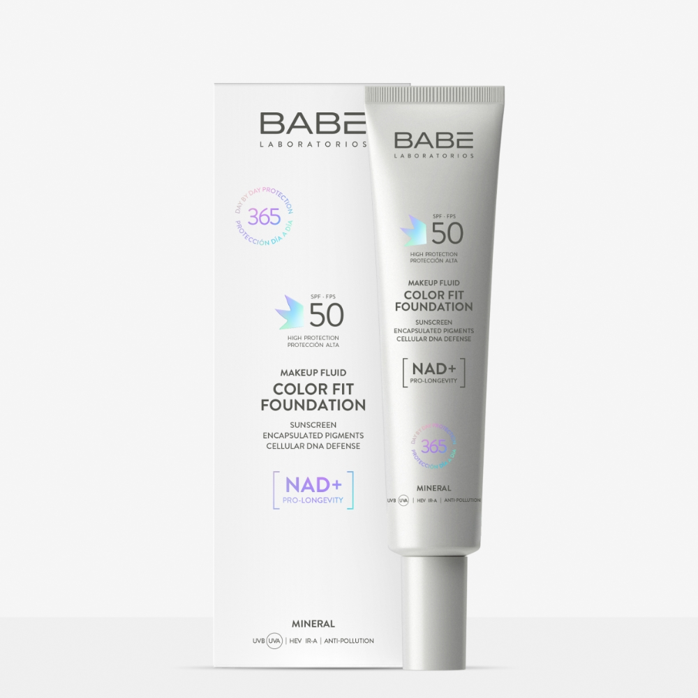 Babé Solar Makeup Fluid Color Fit Foundation SPF50 40mL SPF50