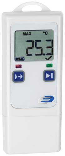 TFA Dostmann 31.1065.02 Datenlogger für Temperatur und externen Sensor LOG40 Temperatur-Datenlogger kalibriert (ISO) Messgröße
