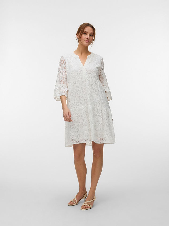 Vero Moda Kleid in Weiß - L