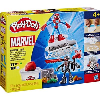 Hasbro F98275L0 - Play-Doh Marvel Spider-Man Netz-Action Knetset