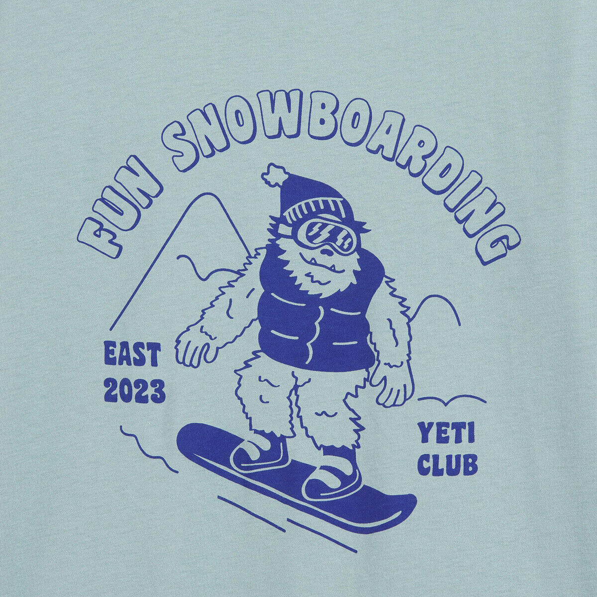 LA REDOUTE COLLECTIONS T-shirt manches longues, imprimé Yeti