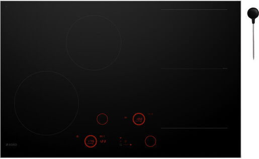 Asko HID824GC Nero Da incasso 80 cm Piano cottura a induzione 4 Fornello(i)