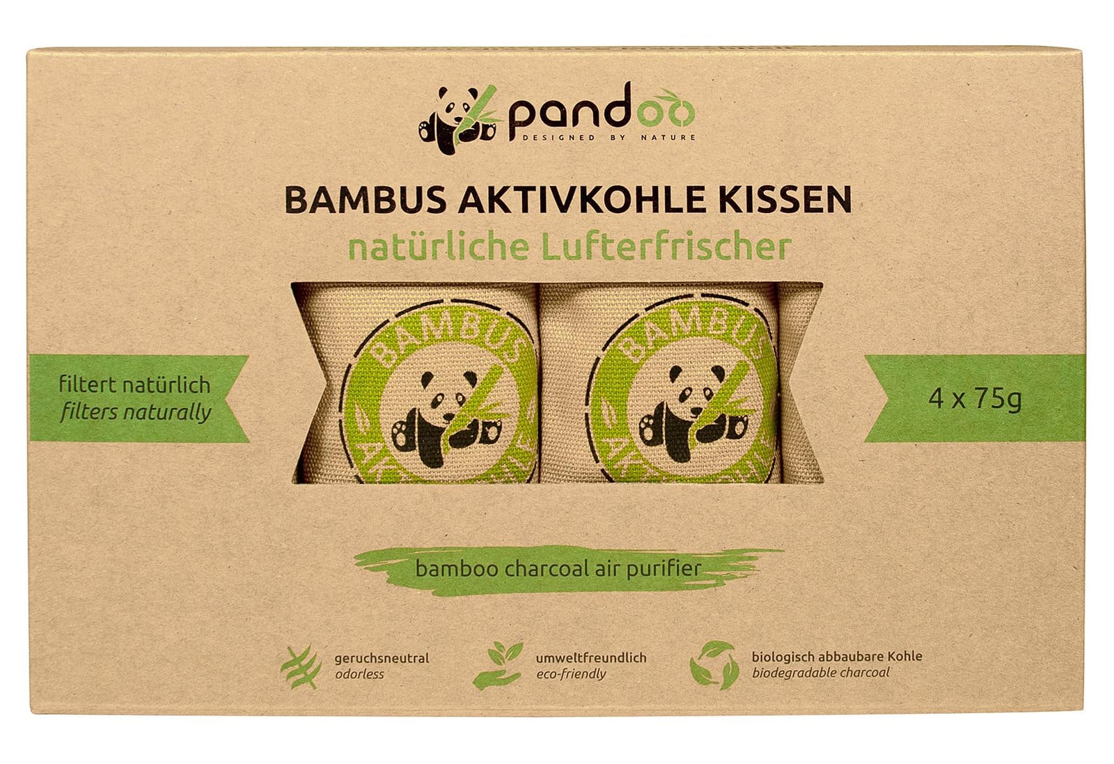 pandoo Luchtverfrisser 4 x 75g