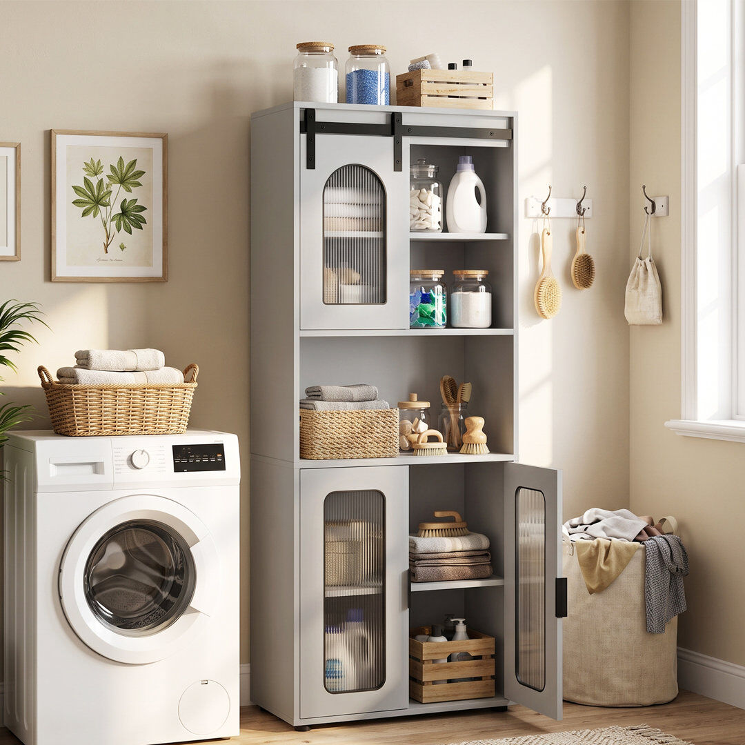 Brambly Cottage 60cm Sideboard Grey 150cm H X 60cm W X 30cm D