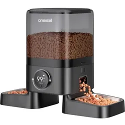 Oneisall Double Intelligent Feed Dispenser (500 cl), Futternapf