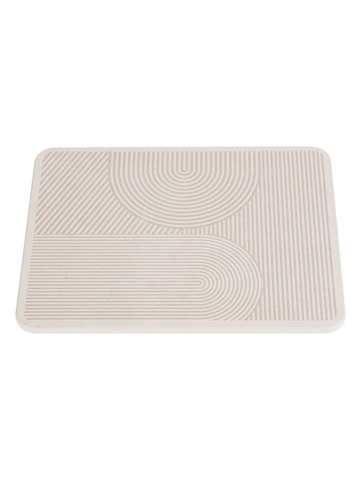 Wenko Abtropfmatte in Beige - (L)40 x (B)30 cm - onesize