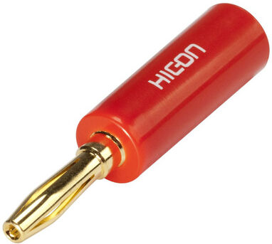 Hicon Banana Plug Red Rot