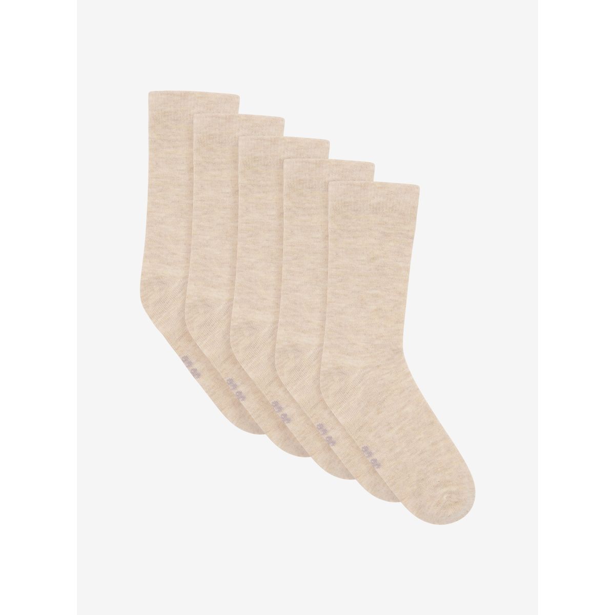 Minymo Wool Socks 5-Pack Solid sheer bliss (267) 27\30 6911-267-27\30