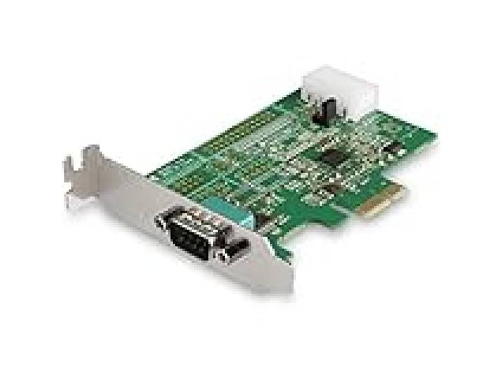 StarTech.com Carte Adaptateur Série RS232 PCI Express à 1 port - Carte Contrôleur Hôte Série PCIe RS232 - PCIe vers Série DB9 - 16950 UART - Carte d'Extension Profil Bas - Win/Linux (PEX1S953LP)