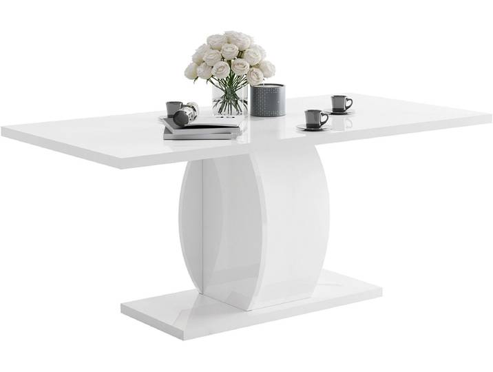 CIANN Tisch ausziehbar PULP 180-225x90x76cm weiss