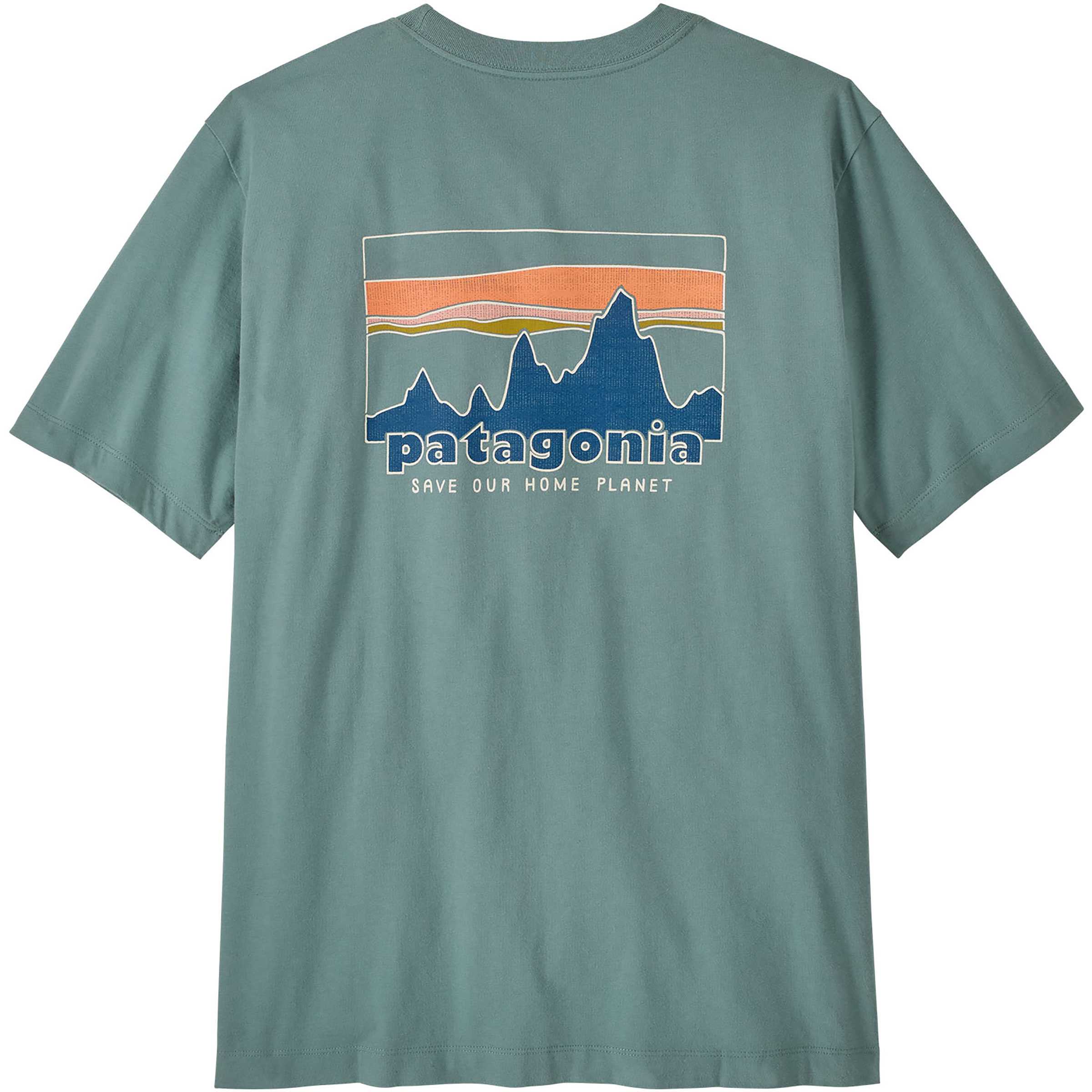 Patagonia 73 Skyline Herren T-Shirts gruen Größe L Lifestyle Hautfreundlich