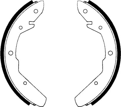 Triscan Bremsbackensatz 8100 29275 Für Vw