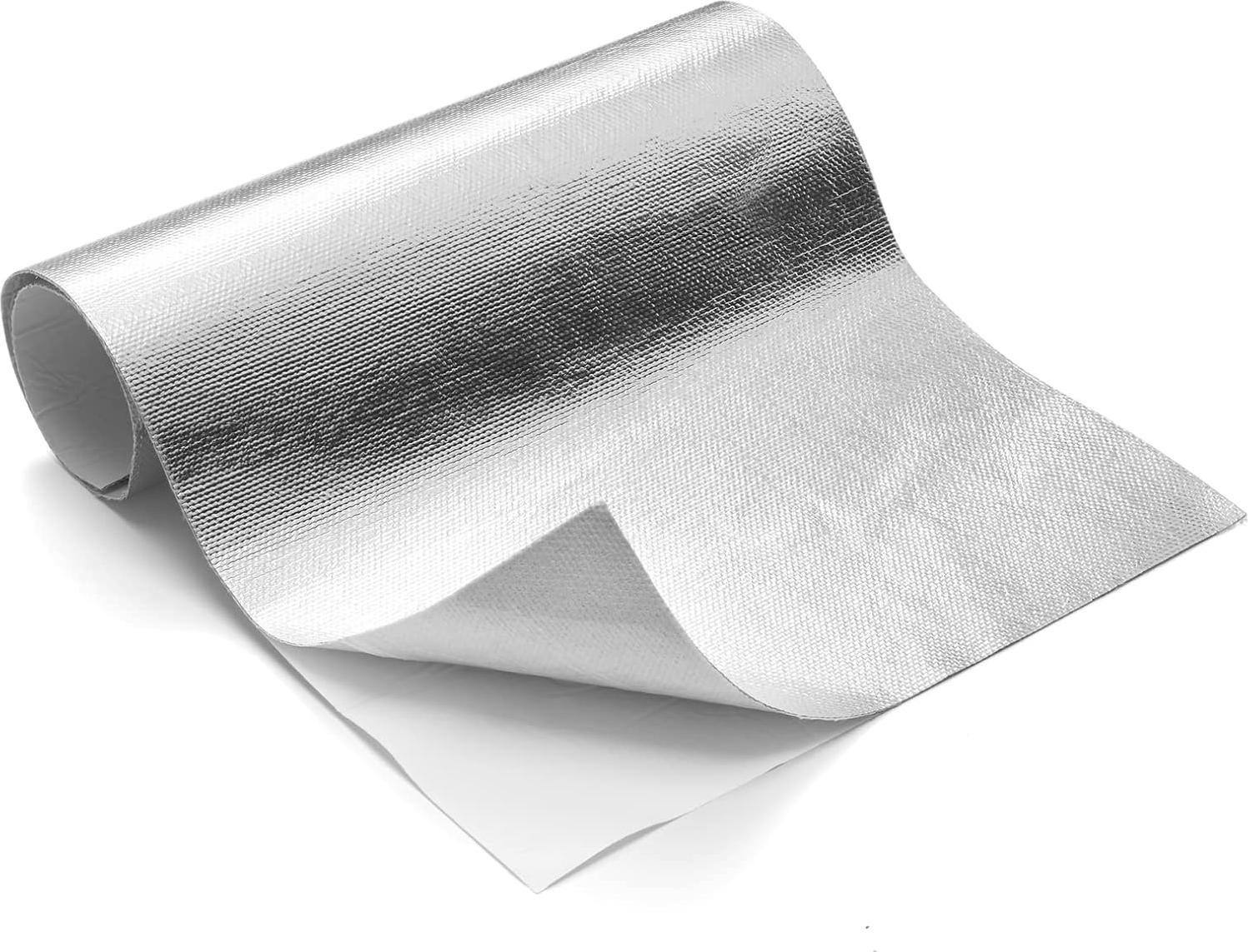 Flexibele silicone hittebeschermingsmat voor barbecue, aluminized, 100 x 150 cm