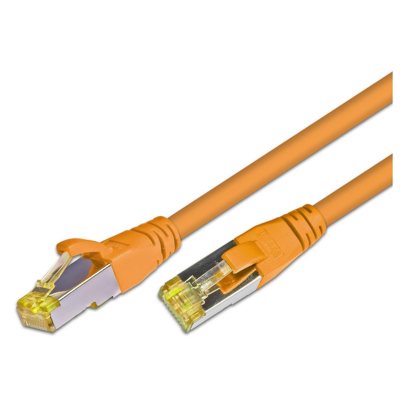 Wirewin Patchkabel: S/FTP, 25m, orange (S/FTP, CAT6a, 25 m) (PKW-PIMF-KAT6A 25.0 OR)