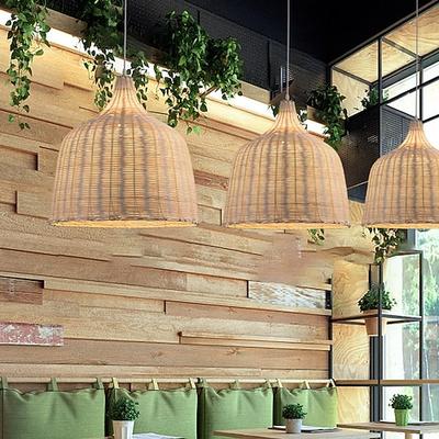 35 cm Laterne Desgin Pendelleuchten Bambus Künsterlischer Stil Formaler Stil Moderner Stil Natur inspirierter Stil Landhaus Stil 110-120V 220-240V